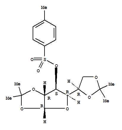 1,2:5,6-Di-o-isopropylidene-3-o-tosyl-α-d-glucofuranose Structure,3253-75-6Structure