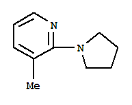 Pyridine,3-methyl-2-(1-pyrrolidinyl)-(9ci) Structure,325460-81-9Structure