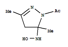 1H-pyrazol-5-amine,1-acetyl-4,5-dihydro-n-hydroxy-3,5-dimethyl-(9ci) Structure,325490-37-7Structure