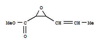 (9ci)-3-(1-丙烯基)-環(huán)氧乙烷羧酸甲酯結(jié)構(gòu)式_326908-30-9結(jié)構(gòu)式