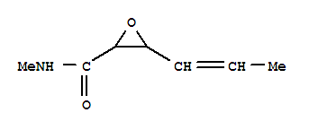 (9ci)-n-甲基-3-(1-丙烯基)-環(huán)氧乙烷羧酰胺結(jié)構(gòu)式_326908-69-4結(jié)構(gòu)式