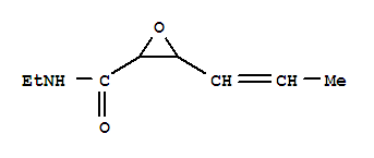 (9ci)-n-乙基-3-(1-丙烯基)-環(huán)氧乙烷羧酰胺結(jié)構(gòu)式_326908-70-7結(jié)構(gòu)式