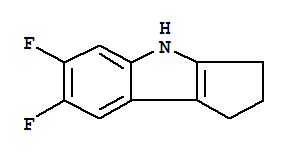 Cyclopent[b]indole,6,7-difluoro-1,2,3,4-tetrahydro-(9ci) Structure,327022-06-0Structure