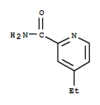 4-乙基-2-吡啶羧酰胺結(jié)構(gòu)式_32743-35-4結(jié)構(gòu)式