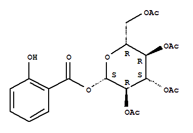 2,3,4,6-Tetra-o-acetyl-β-d-glucopyranose 1-salicylate Structure,32748-59-7Structure