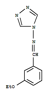 4H-1,2,4-triazol-4-amine,n-[(3-ethoxyphenyl)methylene]-(9ci) Structure,328262-60-8Structure