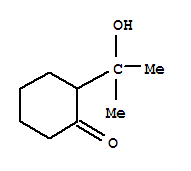 Cyclohexanone, 2-(1-hydroxy-1-methylethyl)- Structure,3304-23-2Structure