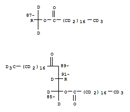 三硬脂酸甘油酯-D110結(jié)構(gòu)式_33048-69-0結(jié)構(gòu)式
