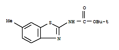 2-Methyl-2-propanyl (6-methyl-1,3-benzothiazol-2-yl)carbamate Structure,330858-74-7Structure