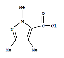 1H-pyrazole-5-carbonyl chloride,1,3,4-trimethyl-(9ci) Structure,330937-69-4Structure