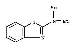 Acetamide,n-2-benzothiazolyl-n-ethyl-(9ci) Structure,331244-28-1Structure