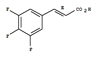 反式-3,4,5-三氟肉桂酸結(jié)構(gòu)式_331245-88-6結(jié)構(gòu)式