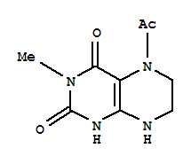 (8ci)-5-乙酰基-5,6,7,8-四氫-3-甲基- 2,4-二氧四氫蝶啶結(jié)構(gòu)式_33130-61-9結(jié)構(gòu)式