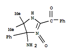 Methanone,(4-amino-4,5-dihydro-5,5-dimethyl-3-oxido-4-phenyl-1h-imidazol-2-yl)phenyl-(9ci) Structure,331457-92-2Structure