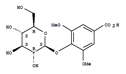 丁香酸葡萄糖苷結(jié)構(gòu)式_33228-65-8結(jié)構(gòu)式