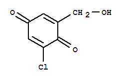 2,5-Cyclohexadiene-1,4-dione,2-chloro-6-(hydroxymethyl)- Structure,333344-08-4Structure