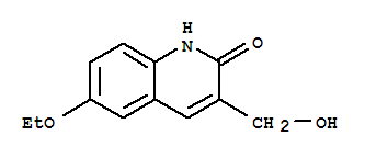 2(1H)-quinolinone,6-ethoxy-3-(hydroxymethyl)-(9ci) Structure,333408-55-2Structure