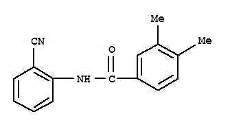 Benzamide,n-(2-cyanophenyl)-3,4-dimethyl-(9ci) Structure,333442-30-1Structure