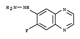 (9Ci)-6-氟-7-肼基-喹噁啉結構式_333452-15-6結構式