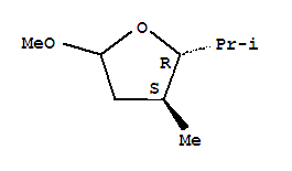 Furan, tetrahydro-5-methoxy-3-methyl-2-(1-methylethyl)-, (2r,3s)-rel-(9ci) Structure,333722-20-6Structure