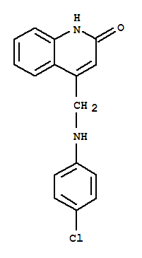 4-[[(4-Chlorophenyl)amino]methyl]- 2(1h)-quinolinone Structure,333984-67-1Structure