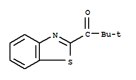 1-Propanone,1-(2-benzothiazolyl)-2,2-dimethyl-(8ci,9ci) Structure,33429-15-1Structure