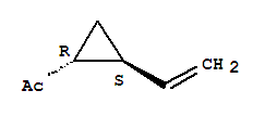 反式-(9ci)-1-(2-乙烯環(huán)丙基)-乙酮結(jié)構(gòu)式_33476-88-9結(jié)構(gòu)式