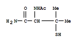 Butanamide,2-(acetylamino)-3-mercapto-3-methyl- Structure,334947-44-3Structure