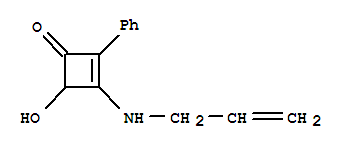 2-Cyclobuten-1-one,4-hydroxy-2-phenyl-3-(2-propenylamino)-(9ci) Structure,334992-78-8Structure