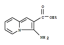 (7ci,8ci,9ci)-3-氨基-2-吲哚嗪羧酸乙酯結(jié)構(gòu)式_3351-78-8結(jié)構(gòu)式