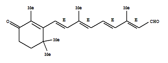 (2Z,4e,6z,8e)-3,7-dimethyl-9-(2,6,6-trimethyl-3-oxo-1-cyclohexenyl)nona-2,4,6,8-tetraenal Structure,33532-44-4Structure