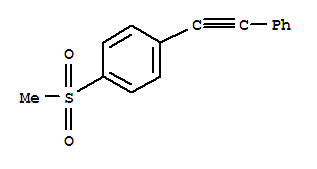 1-Methanesulfonyl-4-phenylethynyl-benzene Structure,33592-56-2Structure