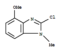 1H-benzimidazole,2-chloro-4-methoxy-1-methyl-(9ci) Structure,33604-87-4Structure