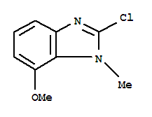 1H-benzimidazole,2-chloro-7-methoxy-1-methyl-(9ci) Structure,33604-88-5Structure