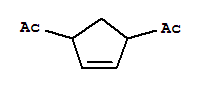 Ethanone,1,1-(2-cyclopentene-1,4-diyl)bis-(9ci) Structure,336101-00-9Structure