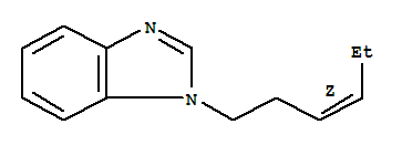 1H-benzimidazole,1-(3z)-3-hexenyl-(9ci) Structure,336106-20-8Structure