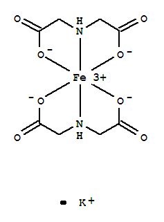 亞氨基二乙酸鐵鉀鹽結(jié)構(gòu)式_33615-61-1結(jié)構(gòu)式
