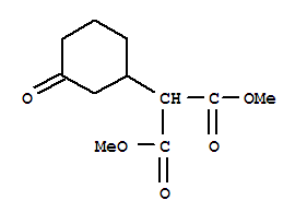 2-(3-氧代環(huán)己基)-丙二酸二甲酯結(jié)構(gòu)式_33646-18-3結(jié)構(gòu)式