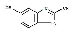 2-Benzoxazolecarbonitrile, 5-methyl- Structure,33652-90-3Structure