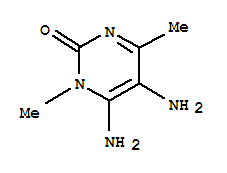 2(1H)-pyrimidinone, 5,6-diamino-1,4-dimethyl- Structure,33704-84-6Structure