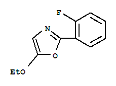 (9Ci)-5-乙氧基-2-(2-氟苯基)-噁唑結(jié)構(gòu)式_338400-08-1結(jié)構(gòu)式