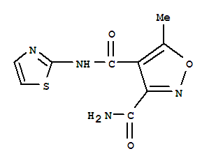 (9Ci)-5-甲基-N4-2-噻唑-3,4-異噁唑二羧酰胺結(jié)構(gòu)式_338408-95-0結(jié)構(gòu)式