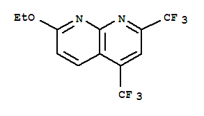 1,8-Naphthyridine,7-ethoxy-2,4-bis(trifluoromethyl)-(9ci) Structure,339026-22-1Structure