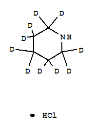 Piperidine-d10 hcl Structure,339080-76-1Structure