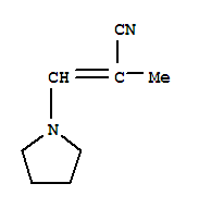 2-Propenenitrile,2-methyl-3-(1-pyrrolidinyl)-(9ci) Structure,339363-88-1Structure