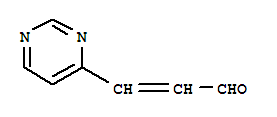 2-Propenal ,3-(4-pyrimidinyl)-(9ci) Structure,339364-84-0Structure