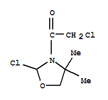 Oxazolidine,2-chloro-3-(chloroacetyl)-4,4-dimethyl-(9ci) Structure,339366-58-4Structure