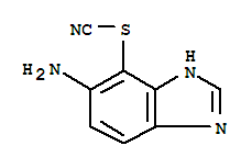 5-Amino-1h-benzimidazol-4-yl thiocyanate Structure,339366-94-8Structure