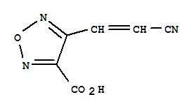 (9Ci)-4-(2-氰基乙烯)-1,2,5-噁二唑-3-羧酸結構式_339547-19-2結構式