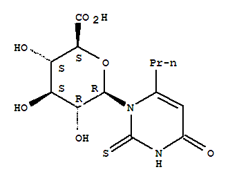 Propylthiouracil N-beta-D-Glucuronide Structure,33987-24-5Structure